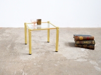 artkraft loftdesign vintage arany dohányzóasztal kisasztal gold Coffee table