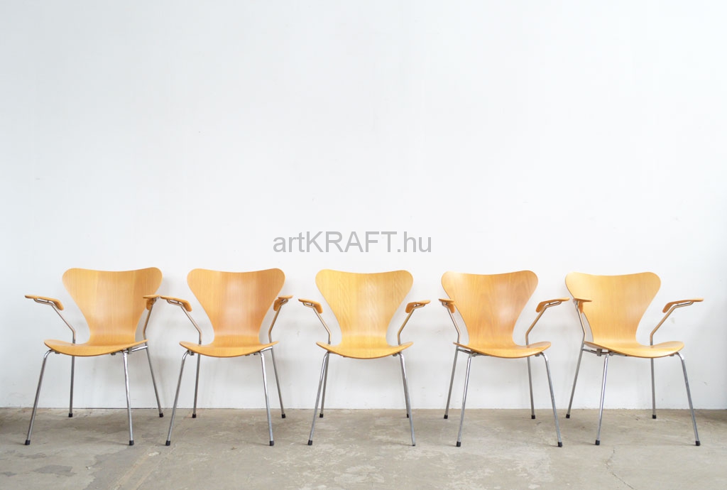 Original Arne Jacobsen chairs (5 pcs)