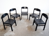 Loft design fekete szék Schwarze Sessel Black chair Balaton Bútorgyár Vásárhelyi János étkezőszék tárgyalószék Esszimmerstuhl dining chair ipari industrial industriell shabby chic rusty style artkraft