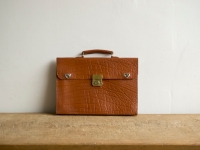 Loft design férfi aktatáska bőr aktentasche briefcase leather leder bag