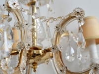 Loft design crystal chandelier Kristall Kronleuchter kristálycsillár industrial ipari industriell shabby chic artkraft