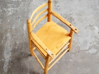 Loft design régi etetőszék Alter Hochstuhl Kinderhochstuhl old children's high chair ipari industrial indusriell shabby chic rusty style artkraft