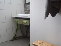 loft design ipari nyaraló fürdőszoba industrial cottage summer house bathroom industrie summer haus badezimmer interior