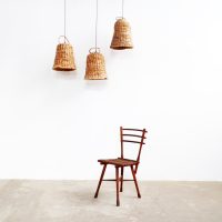 artkraft loftdesign vintage méhkas gyékény szövött lámpa bee skeps mat woven lamp