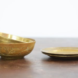 artkraft loftdesign réz tálka vésett keleti brass bowl engraved oriental Messingschale orientalischer Gravur