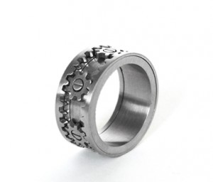 Loft design Indusztriális gyűrű Kinekt Design Gear Ring
